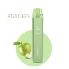Электронная сигарета Эльф Бар 1800 затяжек Яблоко (Elf Bar NC 1800 Sour Apple)